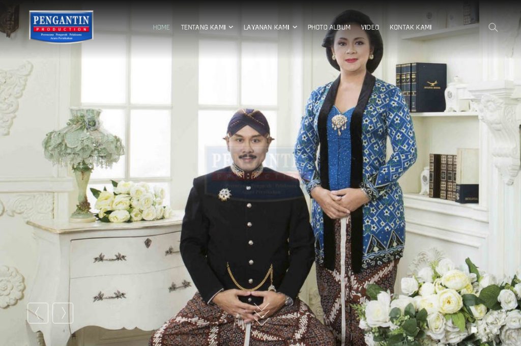 Website Profile Corporate Pengantin Production Pusat Web