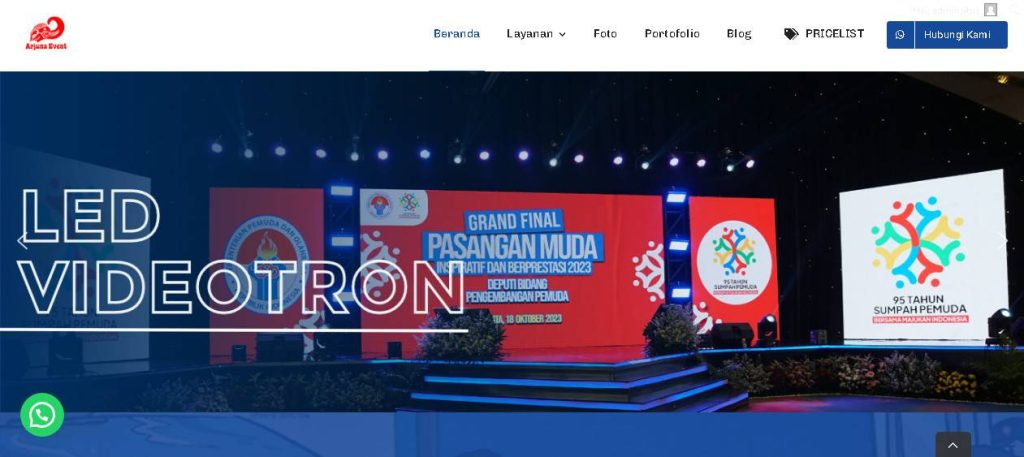 Website Arjuna Event