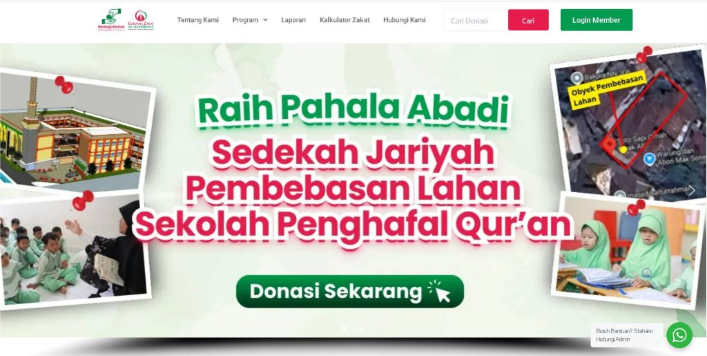 Website Donasi Berbagi Berkah