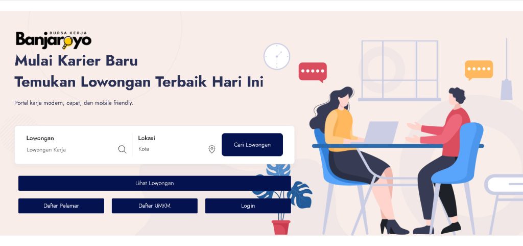 Pembuatan Website Bursa Kerja
